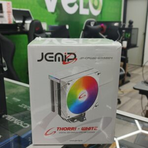CPU FAN COOLER JEMIP GAMING G THORRI DIGITAL / TORRE 4 TUBOS/ ARGB/ BLANCO