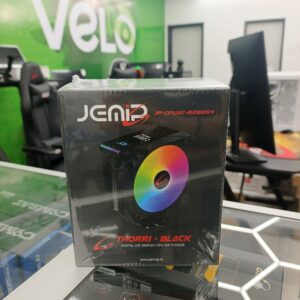CPU FAN COOLER JEMIP GAMING G THORRI DIGITAL/ TORRE 4 TUBOS/ ARGB NEGRO