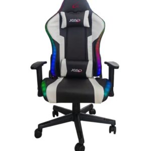 SILLA JEMIP GAMING GALAXY ARGB BLANCO Y NEGRO