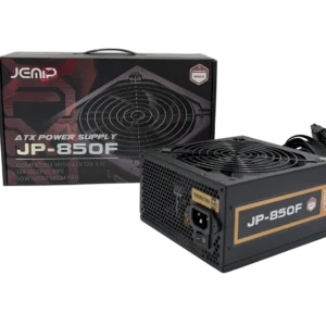 FUENTE DE PODER JEMIP 850W GAMING FULL JP-850F/ BRONZE CERTIFICADA CYBENETICS/100-240V/ NEGRO