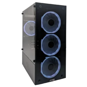 CASE JEMIP GAMING NOVA JPB0133 NEGRO MICRO ATX/4 FAN12CM ARGB/2*USB+USB3.0/HD AUDIO/ FRONTAL-LATERAL VIDRIO (E)