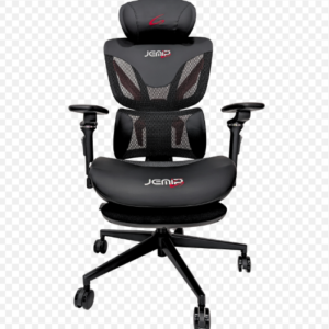 SILLA JEMIP GAMING RED BOLT AJUSTE INCLINACION Y ALTURA NEGRO-ROJO