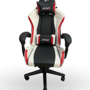 SILLA JEMIP GAMING KATLA BLANCO-ROJO