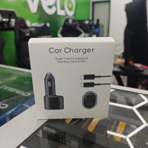 ADAPTADOR CARRO SAMSUNG 2 PUERTOS USB/TIPO C 15W/45W