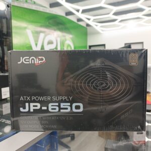 FUENTE DE PODER JEMIP 650 GAMING FULL NEGRO