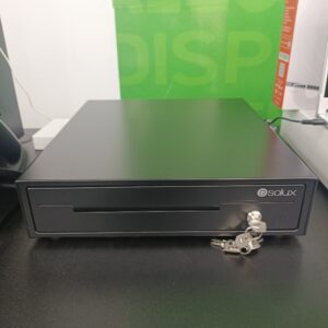 GAVETA DE DINERO SOLUX NEGRA 13 PULGADAS