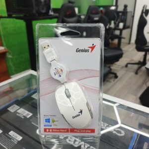 MOUSE MICRO TRAVELER RETRACTIL BLANCO