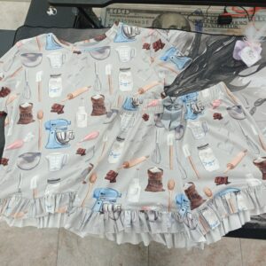 PIJAMA REPOSTERIA GRIS SHORT TALLA M