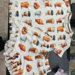 PIJAMA CAFE SHORT TALLA M