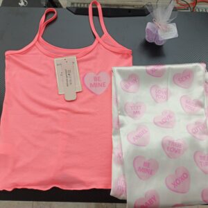 PIJAMA FRANELILLA ROSA PANTALON SEDA TALLA S