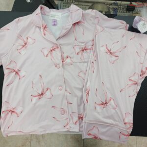 PIJAMA DE BOTONES LAZOS PANTALON TALLA M