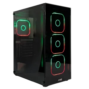CASE JEMIP GAMING SUPER NOVA ATX/ HUB+CONTROL/ ARGB/ 4 FAN 12CM NEGRO