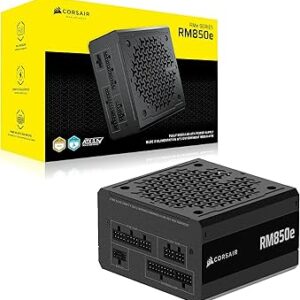 FUENTE DE PODER CORSAIR 850W GAMING RM850e ATX 3.1/ 80+GOLD/ MODULAR/ NEGRO