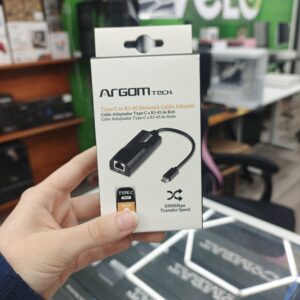 CABLE ADAPTADOR ARGOM/ TIPO C A GIGABYTE RJ45 DE RED