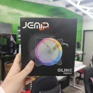 VENTILADOR JEMIP GLINE 99/ ARGB/ 1200 RPM/ 12CM/ BLANCO