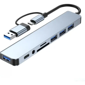 ADAPTADOR HUB USB 8 EN 1
