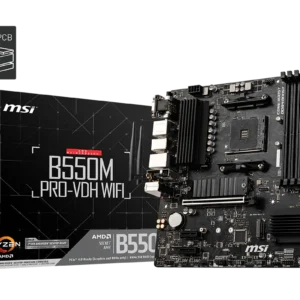 TM MSI B550M PRO-VDH WIFI SOCKET AMD4/ 4xDDR4/ 2xPCle X1/ 4xSATA/ 2xM.2/ 13xUSB/ HD