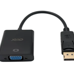 ADAPTADOR JEMIP DP MACHO A VGA HEMBRA/NEGRO