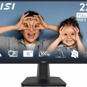 MONITOR MSI 21.5" PRO MP225V/FHD/1920X1080/100HZ/ VA EYESERGO TECH/HDMI-VGA / NEGRO