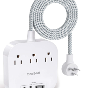 CARGADOR CON USB ONE BEAT 3 PUERTIS+C TIPO