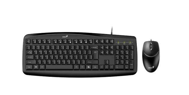 COMBO TECLADO MOUSE GENIUS SMART KM-200/1000DPI/3BOTONESD/MULTIMEDIA/ESPAÑOL/USB/NEGRO