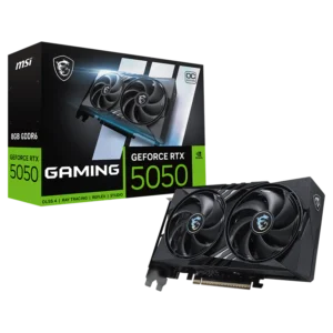 TARJETA DE VIDEO MSI GEFORCE RTX 5050 GAMING OC 8GB/GDDR6/128 BIT/ 2617MHZ/550W/HDMI-3xDISP