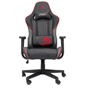 SILLA JEMIP GAMING SEIRYO/ ERGONOMICA/ REPOSA BRAZO / MECANICO MARIPOSA/ REPOSA CABEZA / NEGRO-GRIS-ROJO