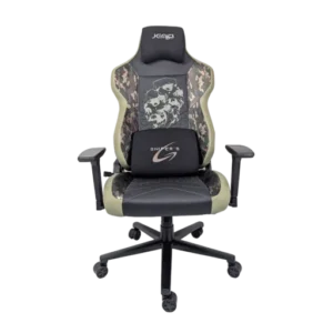 SILLA JEMIP GAMING SNIPER/ ERGONOMICA/ REPOSA BRAZO / MECANICO MARIPOSA / REPOSA CABEZA / NEGRO-CAMUFLAGE