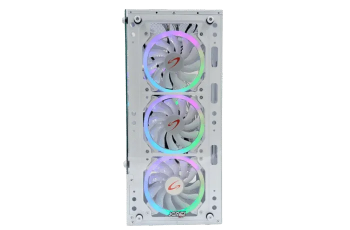 CASE JEMIP GAMING NOVA MICRO ATX/ 2xUSB+USB3.0/ HD AUDIO/ 4XFAN ARGB+PWM/HUB+CONTROL/VIDRIO TEMP/ BLANCO - Imagen 4