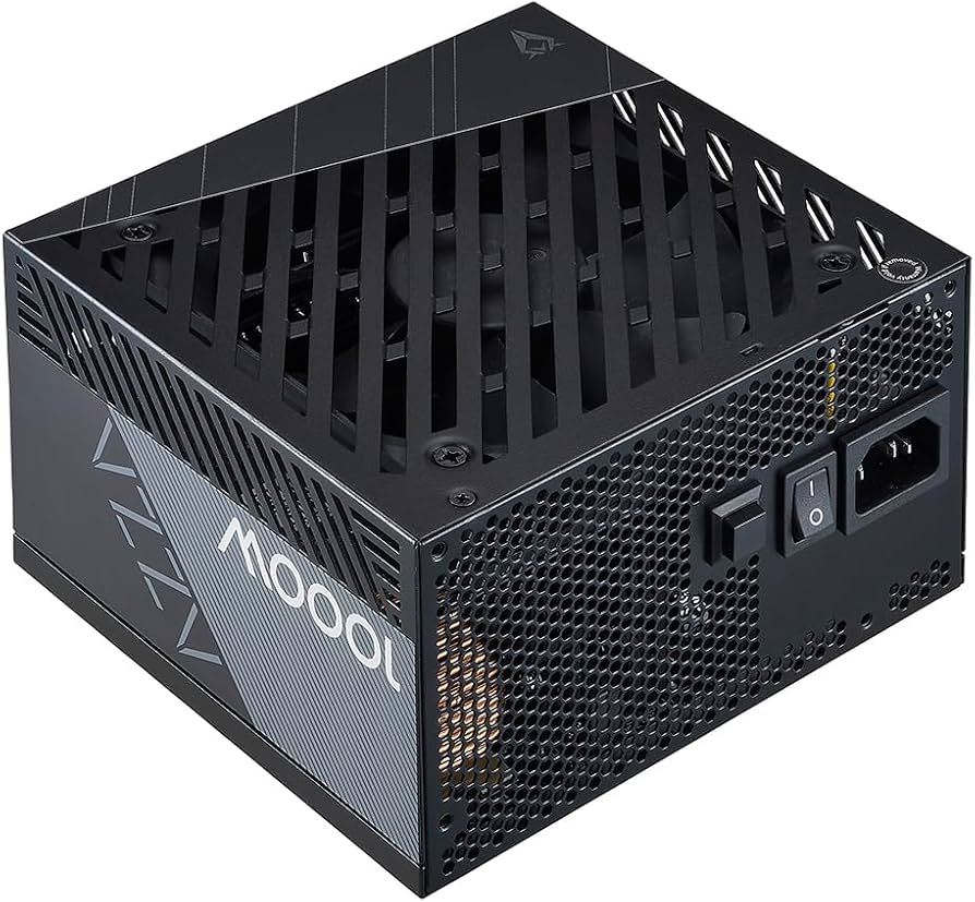 FUENTE DE PODER AZZA 1000W GAMING ATX 3.1/ 80+GOLD/ 12V/ 100-240V/ VER 3.1 / MODULAR / NEGRO - Imagen 2