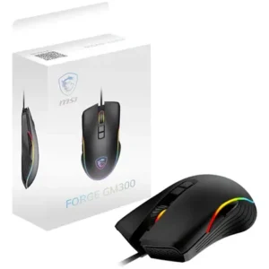 MOUSE MSI GAMING FORGE GM300/OPTICO  7200 DPI/ 7 BOTONES / USB /RGB / NEGR0