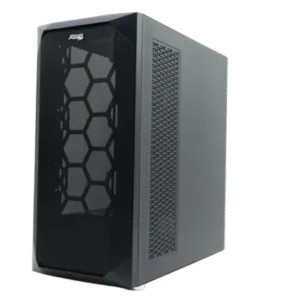 CASE JEMIP GAMING VISION JPC360 MID TOWER/ 2XUSB+USB3.0/ HD AUDIO/ FRONTAL MALLA-LATERAL VIDRIO / NEGRO
