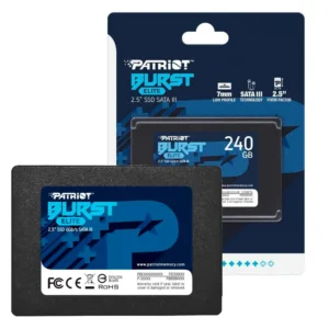 SSD PATRIOT 240GB/ B 2.5" SATA 3/ 450MB/s 320MB/s